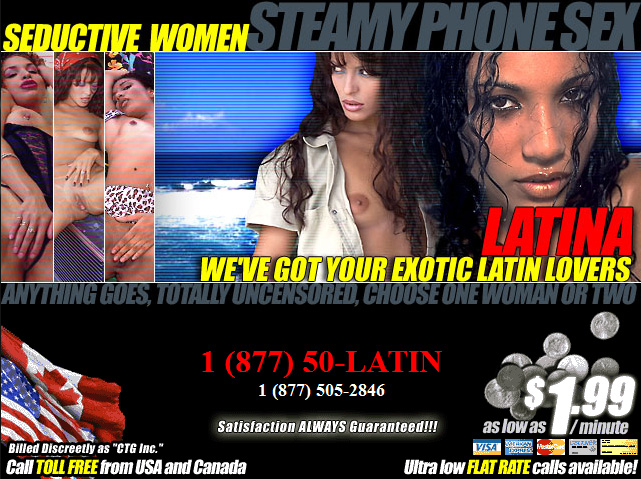 Latina Phone Sex 1-877-50-LATIN